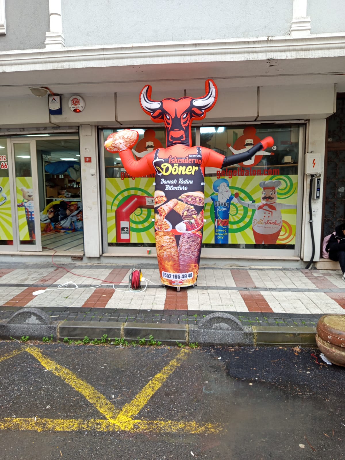 Dönerci Örnek Gel Gel Reklam Balonu