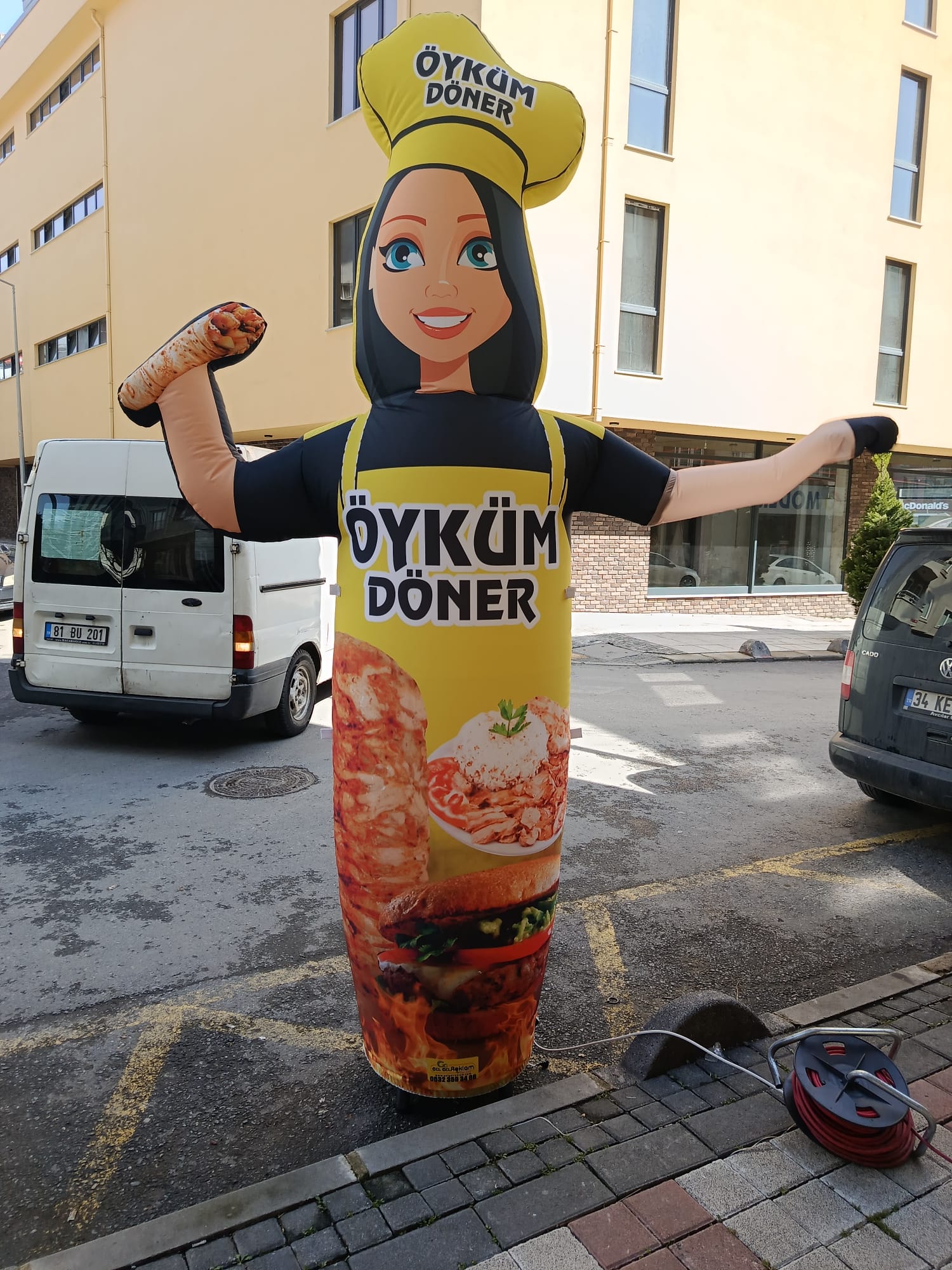 Dönerci Örnek Gel Gel Reklam Balonu