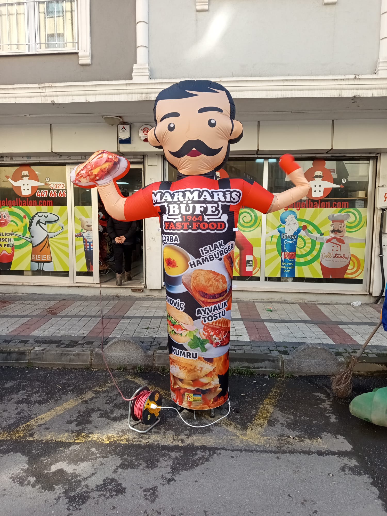Büfe Örnek Gel Gel Reklam Balonu